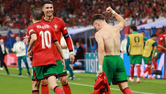 Mira el resumen de Portugal ante Chequia en la primera jornada de la Eurocopa 2024, donde la Seleção rescató 3 puntos de forma agónica. (Foto: EFE)