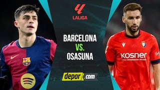 DIRECTV EN VIVO, Barcelona vs. Osasuna vía DSports y ESPN Deportes por internet gratis
