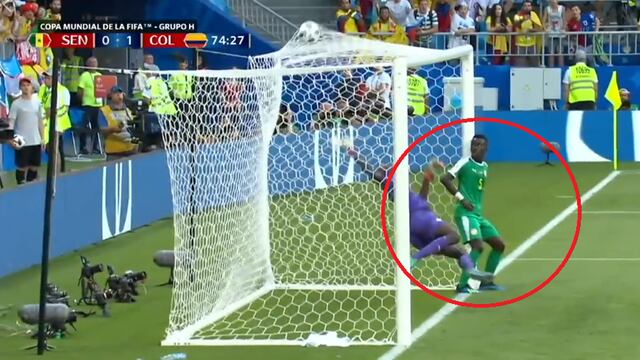 No lo podía creer: la insólita reacción de defensa de Senegal sorprendió a todos en el Mundial Rusia 2018