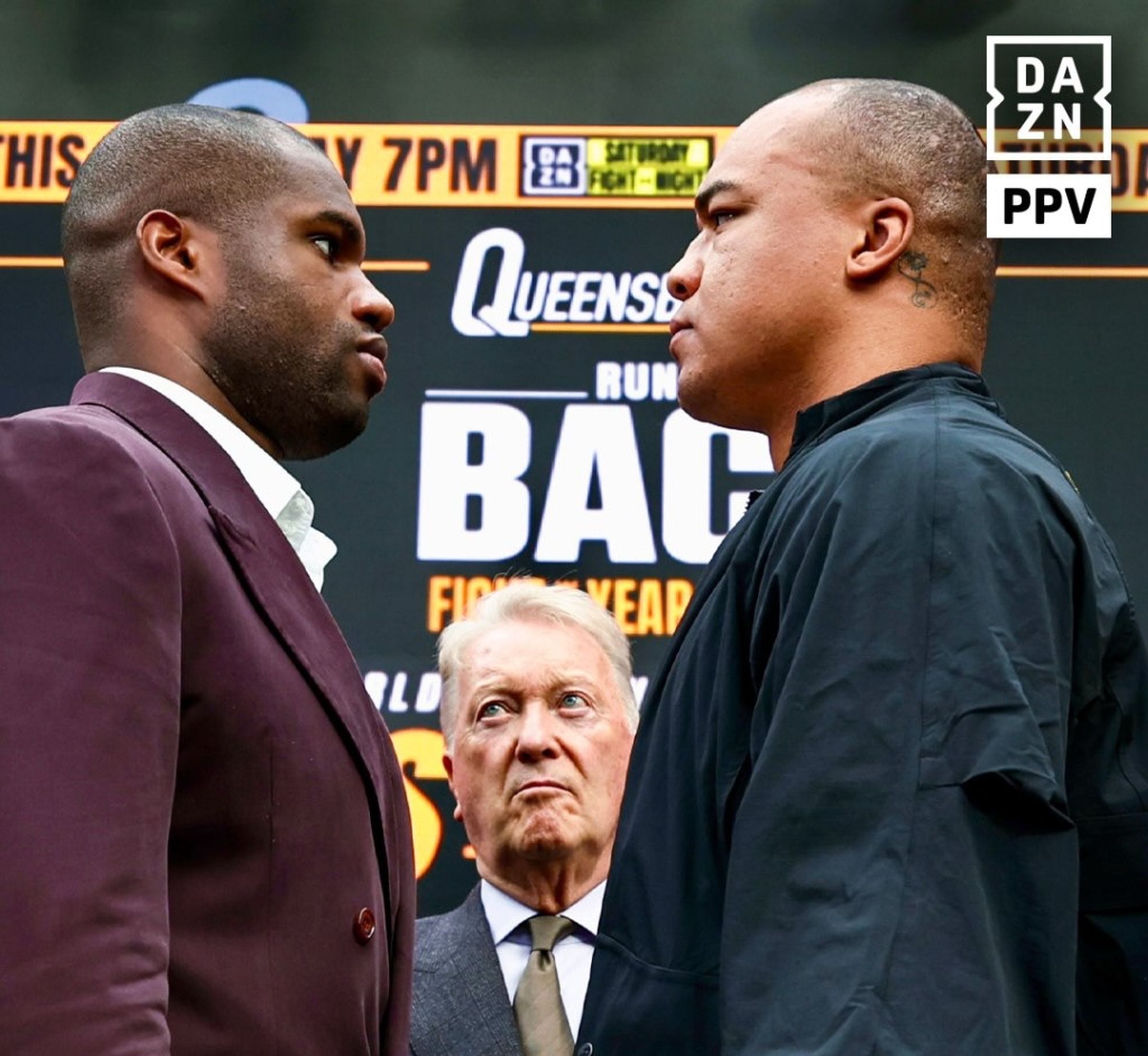 La pelea Daniel Dubois vs. Fabio Wardley 2 por el título mundial de peso pesado de la OMB promete ser intensa de principio a fin. (Foto: @daznboxing / @boxing.media / @dynamite_daniel_dubois / @queensberrypromotions / Instagram)