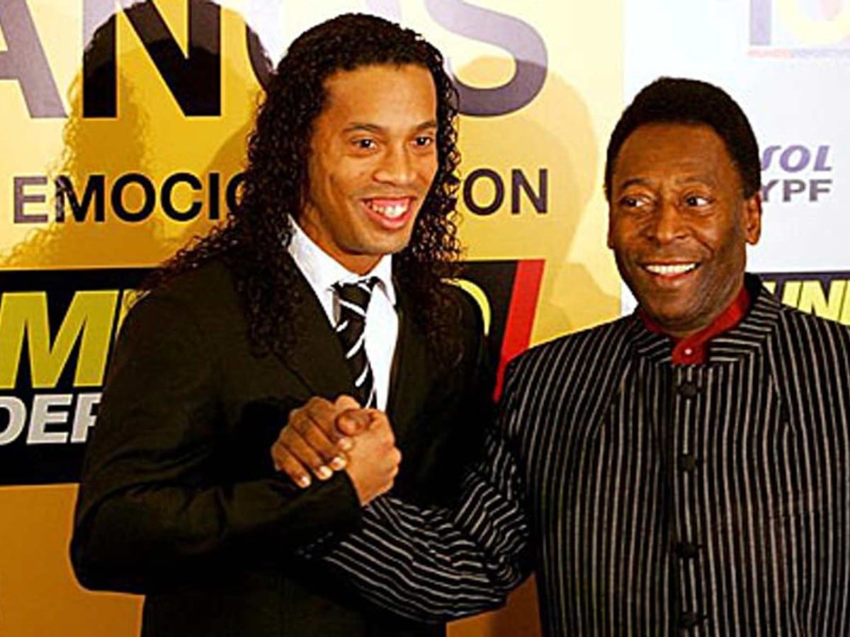 Ronaldinho eligió al Pelé como el mejor de la historia. (Foto: Difusión)