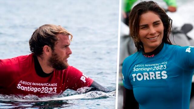 ¡Bronces para Perú! Vania Torres y Miguel Tudela ganan medallas en Surf en Santiago 2023