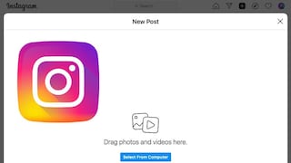 Instagram ahora permite publicar fotos y videos desde una computadora o laptop