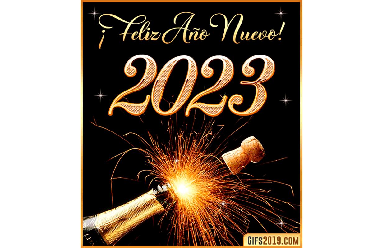 Las mejores imágenes que puedes enviar por WhatsApp por Año Nuevo 2023. (Foto: gifs2019)