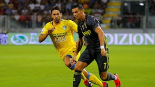 Con gol de Cristiano Ronaldo: Juventus venció 2-0 a Frosinone por la Serie A de Italia