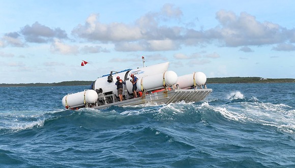 El submarino Titán permaneció desaparecido durante varios días antes de ser reportado (Foto: AFP).