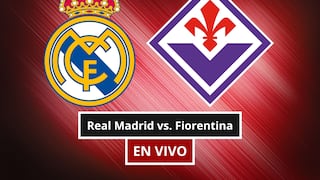 ¿A qué hora es y en qué canal transmiten Real Madrid vs. Fiorentina por amistoso?