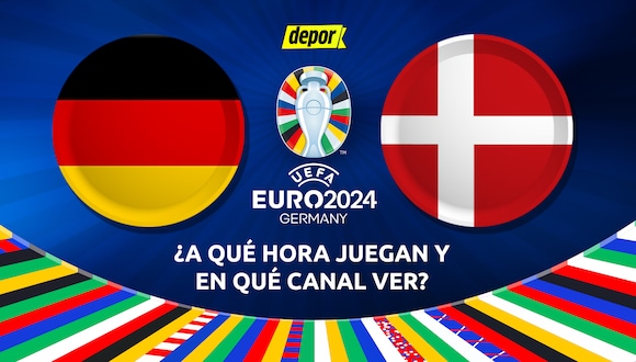 Las selecciones de Alemania y Dinamarca juegan por la Eurocopa 2024.