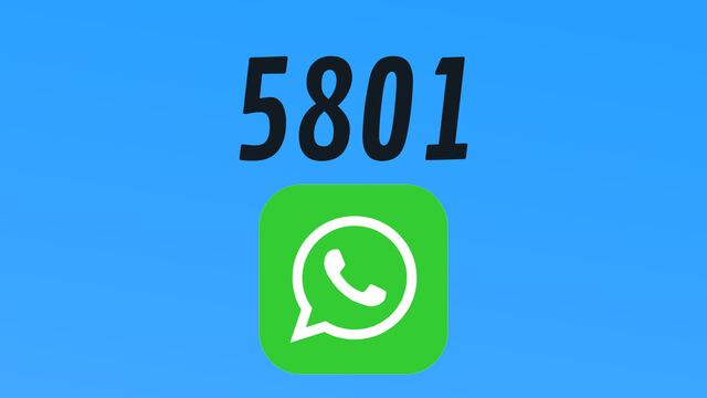 WhatsApp: qué significa el número 5801 que comparten tus contactos