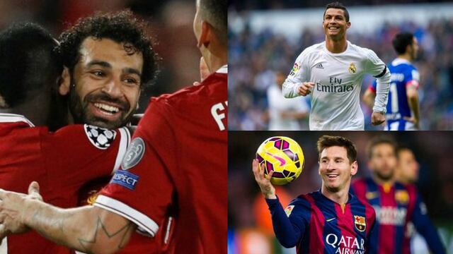 Al selecto club: Salah y las figuras que marcaron 10 o más goles en una temporada de Champions League