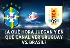 ¿A qué hora juegan y qué canal transmite Uruguay vs. Brasil por Copa América 2024?