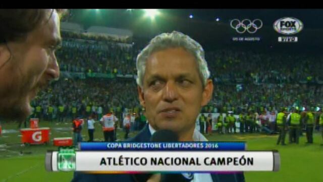 Rueda: "Esto se lo merece todo Colombia, Atlético Nacional es lo mejor"