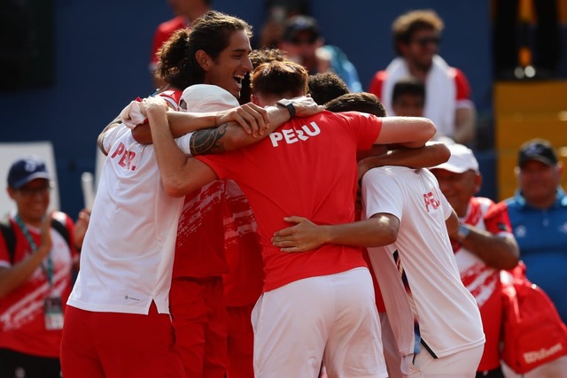 Perú venció a Noruega por la Copa Davis 2023 y pasó a los Qualifiers. (Foto: Jesús Saucedo / GEC)
