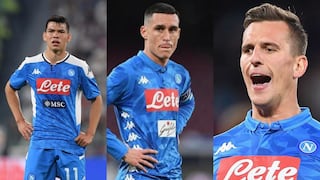 ‘Chucky’ Lozano y Callejón encabezan la lista de jugadores que no continuarían en Napoli la siguiente temporada
