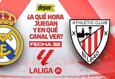 Canal de TV para ver Real Madrid vs. Athletic Club Bilbao