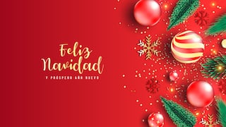 Tarjetas de Navidad: imágenes, mensajes y frases para compartir el 25 de diciembre