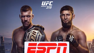 ESPN transmitió pelea Du Plessis vs. Chimaev por UFC 319: ¿quién fue el ganador?