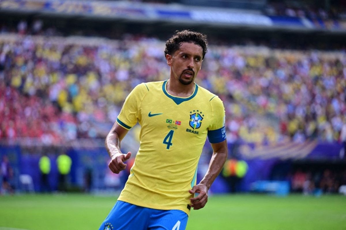 Marquinhos da la cara tras la eliminación de Brasil y asume la responsabilidad (Foto: AFP)