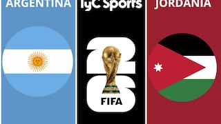 TyC Sports transmitió el partido Argentina 3-1 Jordania por el Mundial 2026