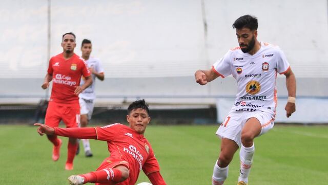 Sport Huancayo y Ayacucho FC igualaron 1-1 en el Alberto Gallardo