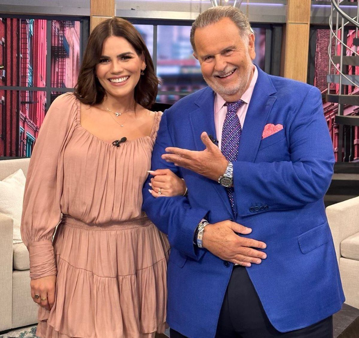 Karina Banda y Raúl de Molina (Foto: El gordo y la flaca/Instagram)