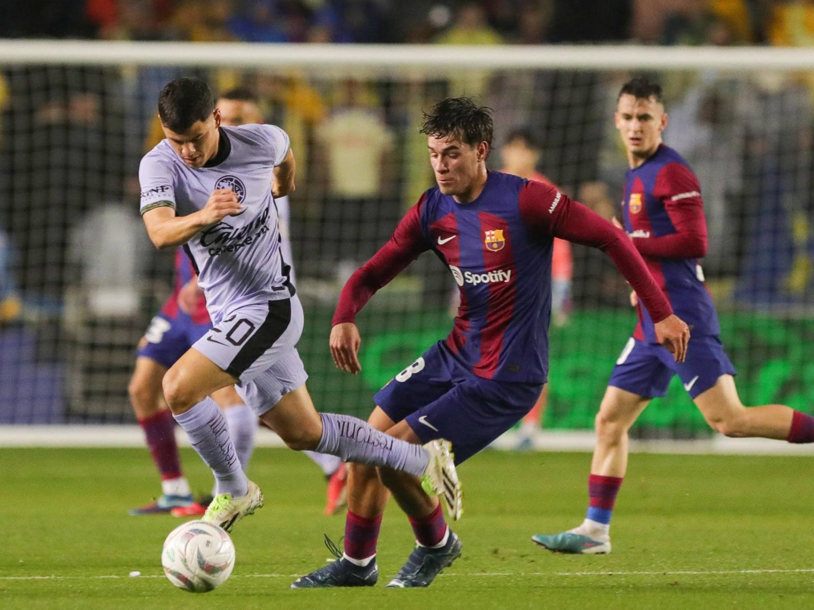 América, flamante campeón del Apertura de la Liga MX, venció al FC Barcelona. (Foto: EFE)