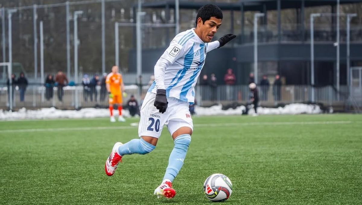 Joao Grimaldo todavía no registra goles con el Riga FC. (Foto: Riga FC)