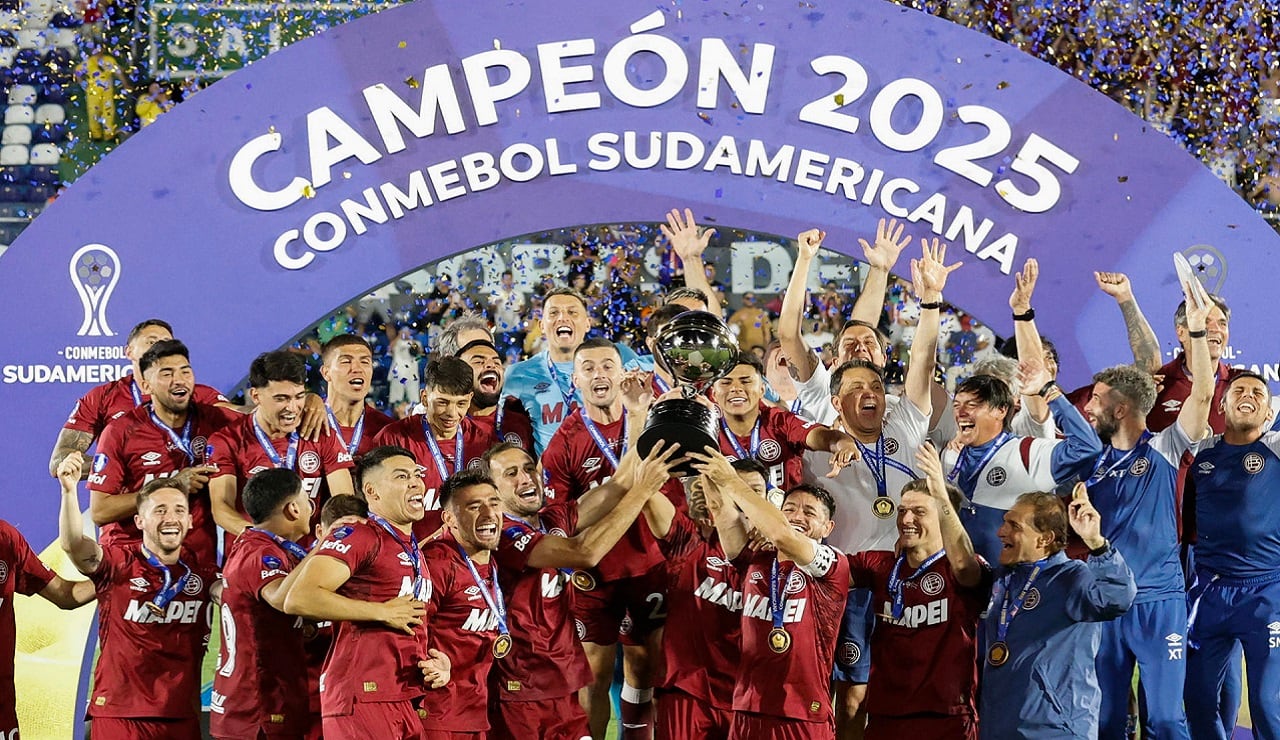 Lanús venció a Atlético Mineiro en la final de la Copa Sudamericana 2025. (Foto: EFE)