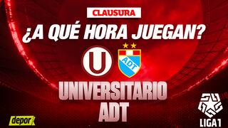 ¿A qué hora juegan Universitario vs ADT y en qué canales por el Clausura 2024?