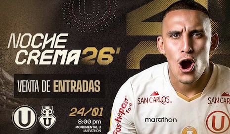 La Noche Crema ya tiene canal oficial: desde Universitario confirman dónde ver el amistoso