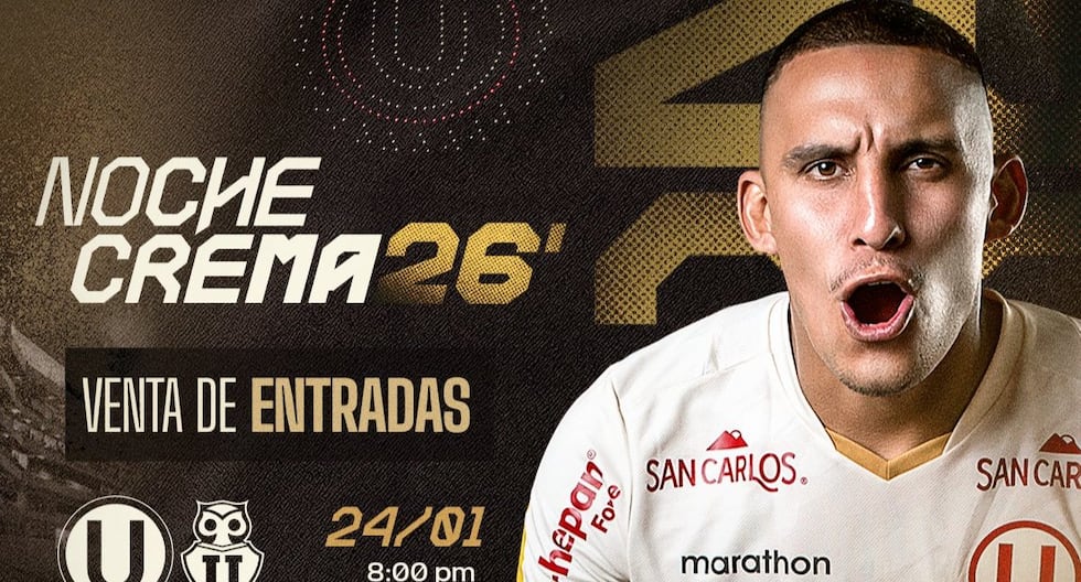 Universitario de Deportes anuncia transmisión nacional de la Noche Crema 2026
