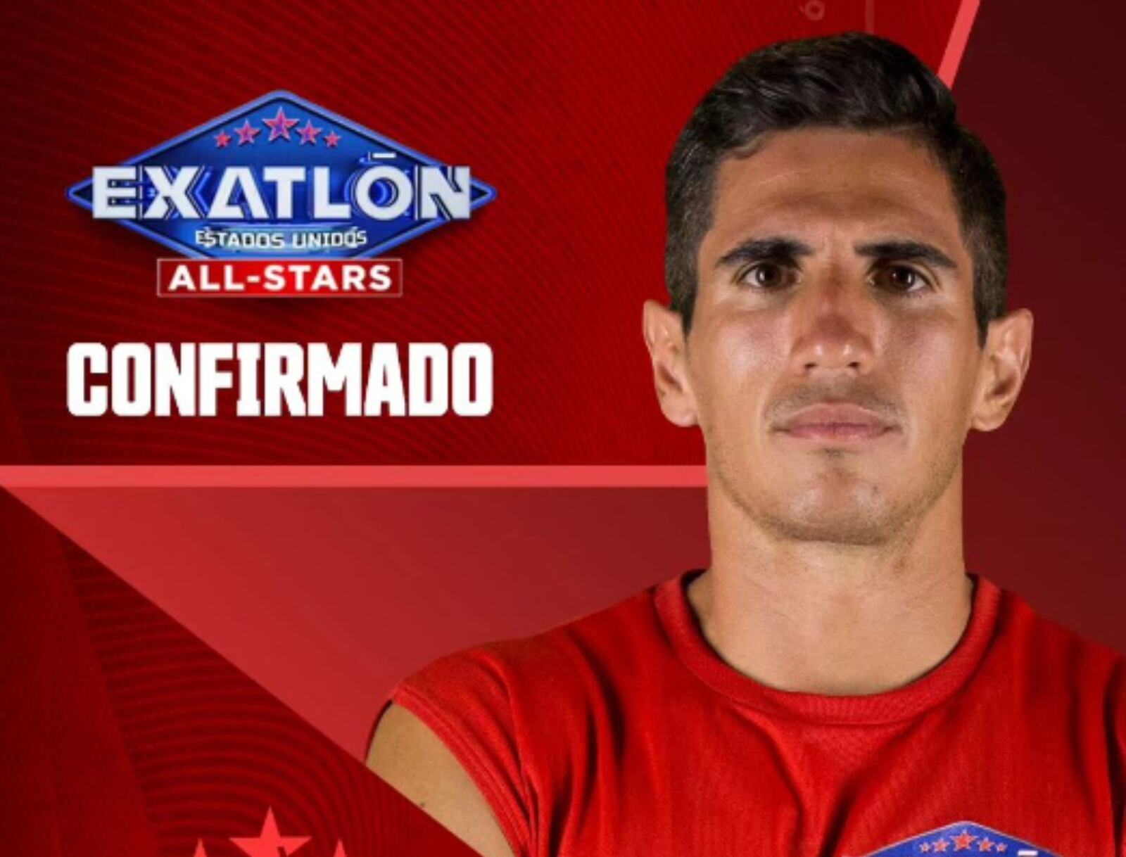 El atleta como parte de “Exatlón Estados Unidos” (Foto: José Carlos Herrera / Instagram)