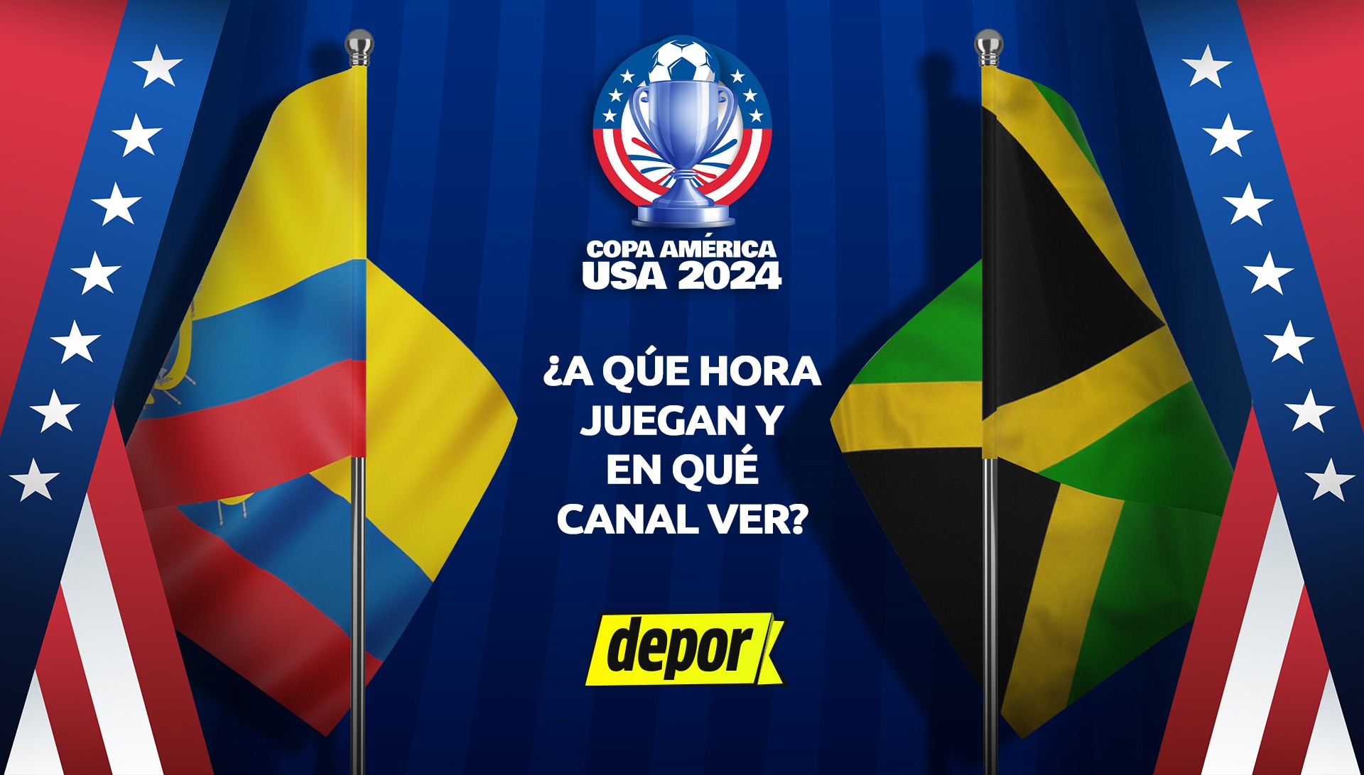 Ecuador vs Jamaica se miden por la Copa América 2024. (Foto: Depor)
