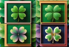 Elige un trébol de cuatro hojas en esta imagen para conocer cuán afortunado eres