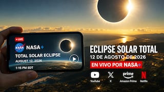 NASA TV Plus EN VIVO: cómo ver el eclipse solar del 12 de agosto por streaming online en Estados Unidos y España