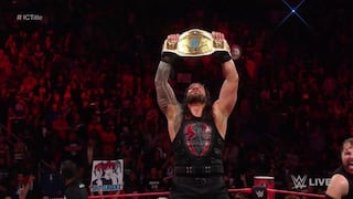 Por todo lo alto: Roman Reigns derrotó a The Miz y se convirtió en campeón Intercontinental en RAW [VIDEO]