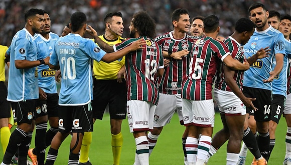 Sporting Cristal le jugó de igual a igual al Fluminense en el Maracaná y logró el pase a la Copa Sudamericana 2023. (Foto: AFP)
