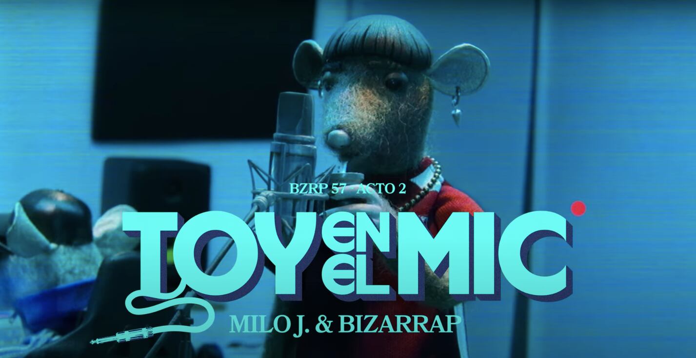 "Toy en el mic" es el segundo acto del "BZRP Music Session #57" con Milo J (Foto: Bizarrap / YouTube)