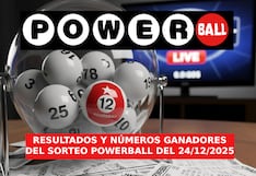 Números ganadores del Powerball hoy 24 de diciembre 2025: resultados del Jackpot de $1.700 millones en EE.UU.