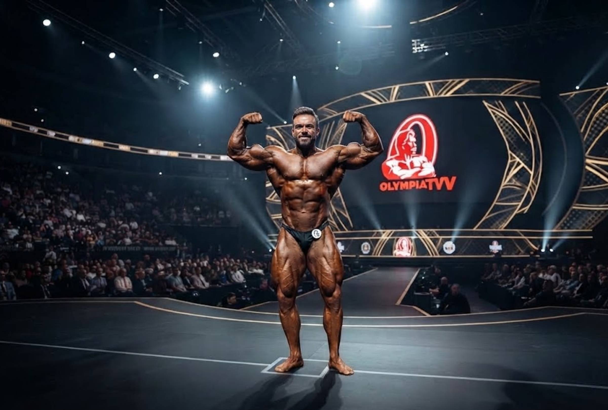 LAS VEGAS, NEVADA (UNITED STATES) – Channel to watch Mr. Olympia 2026 live and for free from Las Vegas. PHOTO: Image created with Gemini AI.