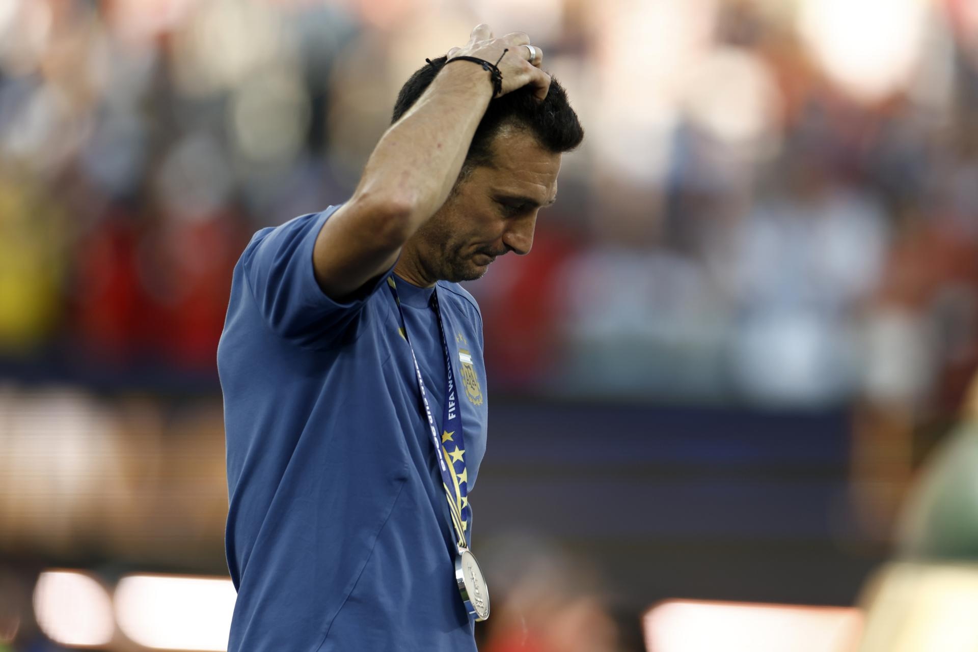 Scaloni se quebró tras perder la final del Mundial 2026: “Me duele el alma” (Foto: EFE)