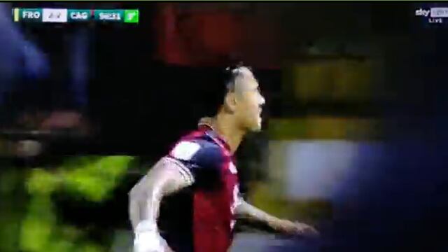 Apareció ‘el Bambino’: gol de Lapadula para Cagliari vs. Frosinone por la Serie B de Italia [VIDEO]