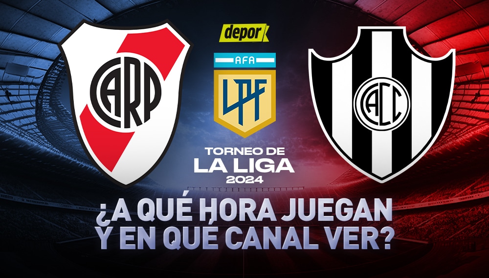 Revisa el horario y canales de River vs Central Córdoba por la Primera División de Argentina. (Diseño: Depor)
