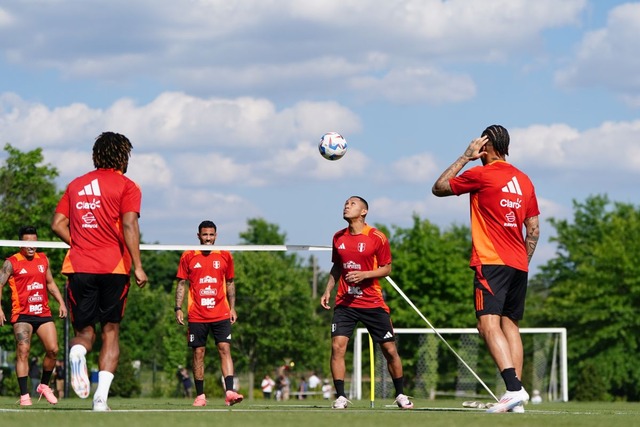 Perú entrenó por primera vez en Filadelfia, Estados Unidos: (Fotos: Labicolor)