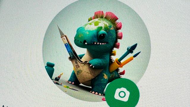 WhatsApp: crea y coloca tu “dinosaurio profesional” como foto de perfil