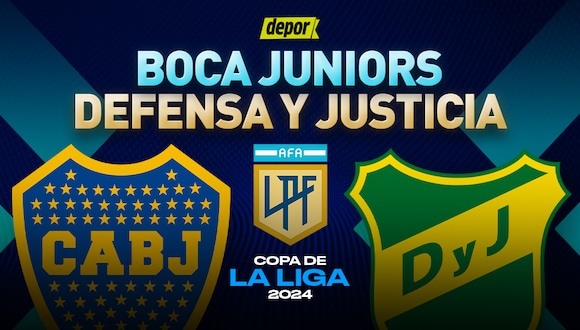 Boca vs. Defensa y Justicia se miden por la Copa de la Liga. (Diseño: Depor)