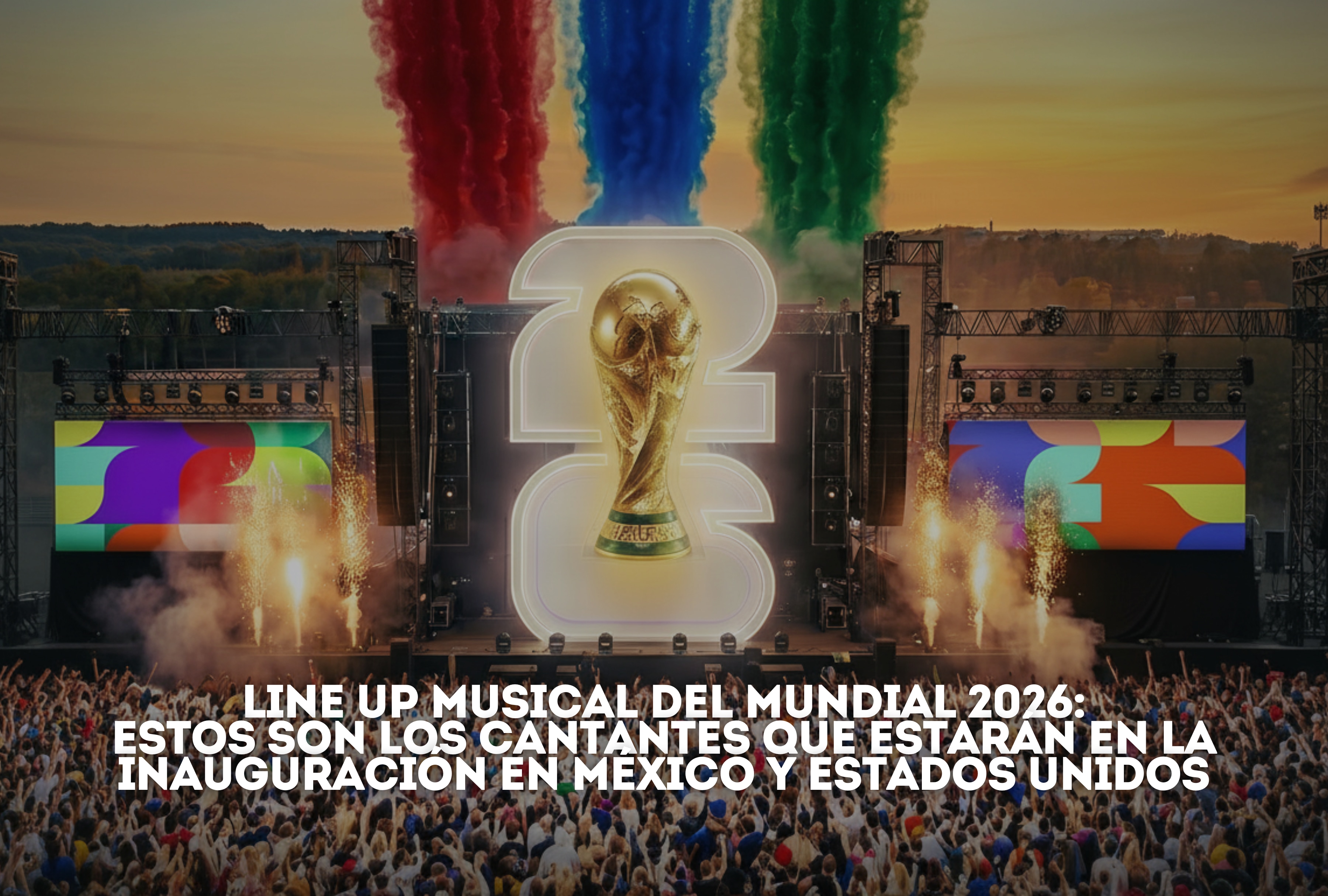 Conoce el line up musical del Mundial 2026. Estos son los cantantes y artistas invitados que forman parte de la inauguración oficial en México y Estados Unidos para celebrar el inicio de la máxima competencia de fútbol internacional hoy. | Crédito: @fifaworldcup / Instagram / Composición Depor