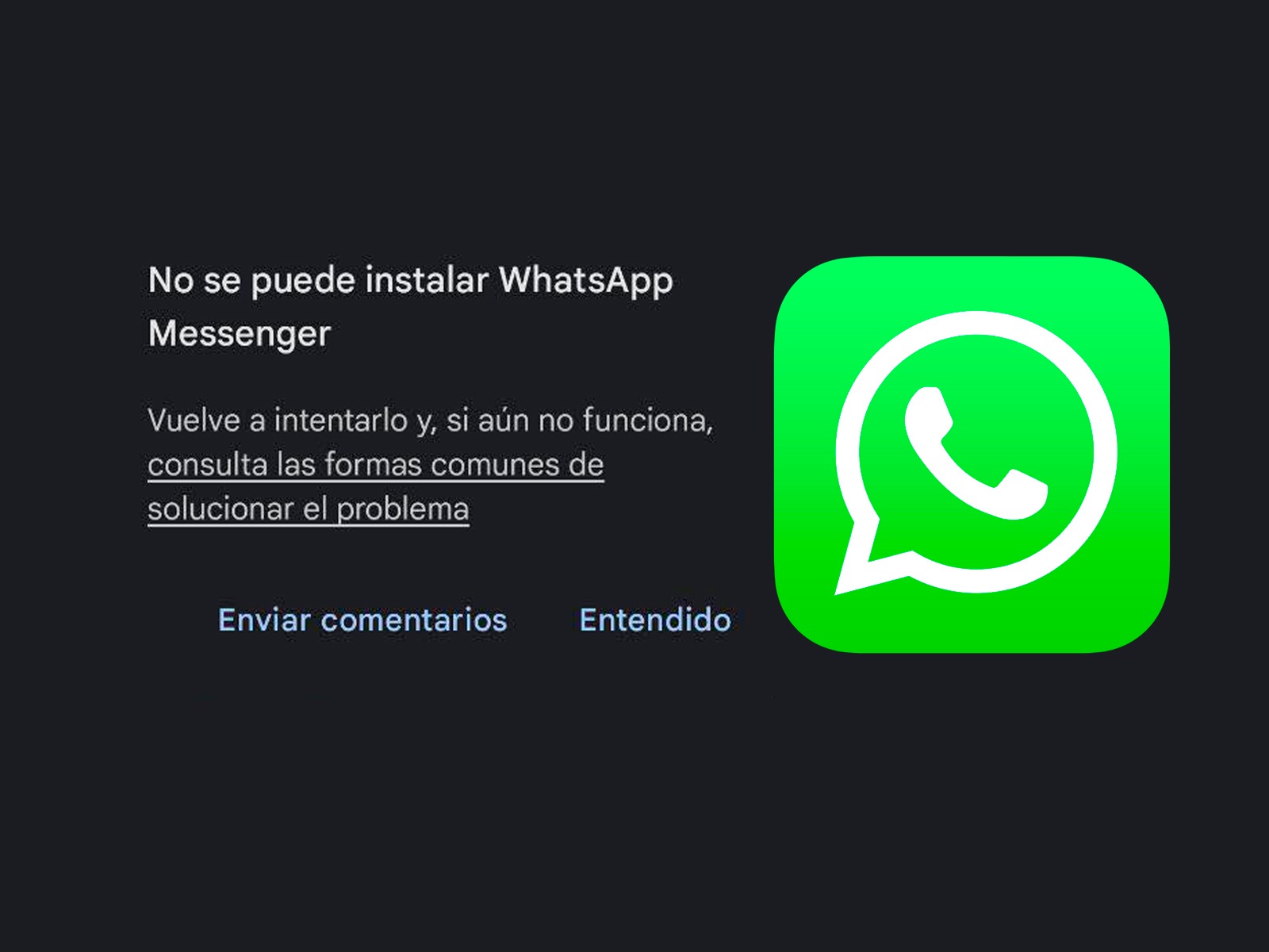 WHATSAPP | Si estás queriendo instalar WhatsApp y te sale un mensaje de error, entonces realiza estos pasos. (Foto: Depor - Rommel Yupanqui)