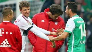 Bayern Múnich saludó reencuentro con Claudio Pizarro en Copa Alemana