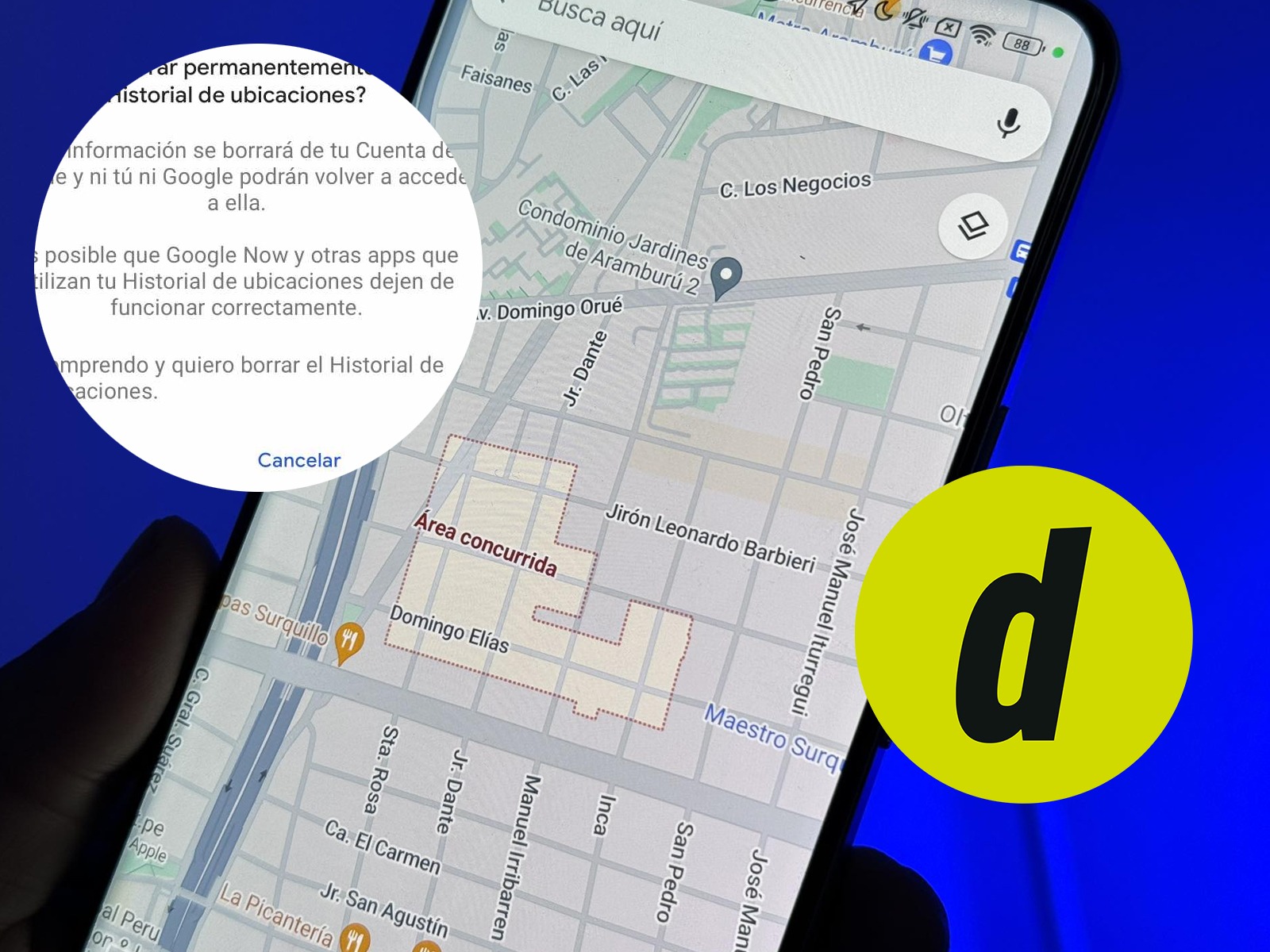 GOOGLE | De esta forma evitarás que Google sepa por dónde caminaste ayer. (Foto: Depor - Rommel Yupanqui)